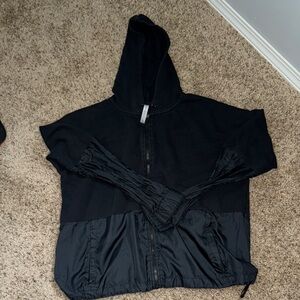 Fabletics Black Zip-Up Jacket
